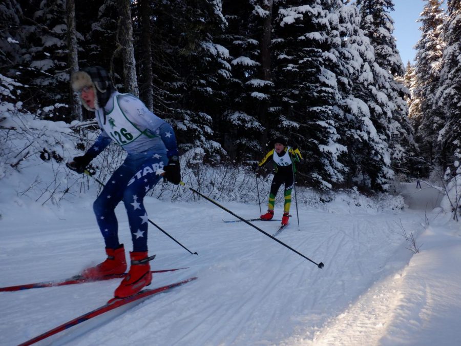 Skiing to Seward