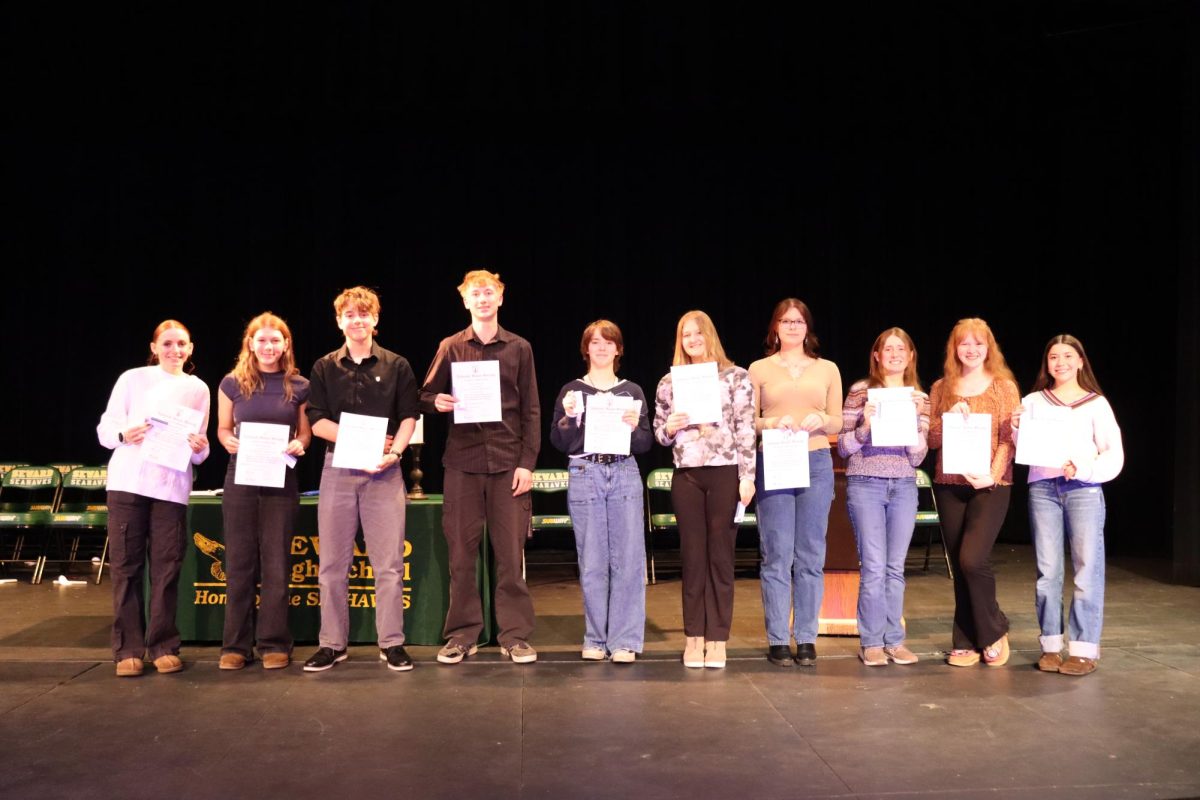 Seward High School National Honor Society Welcomes New Members