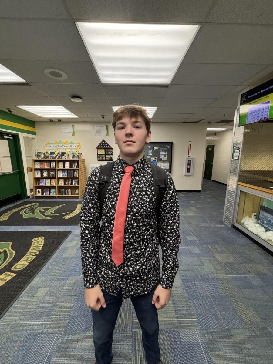 Movies. Avery says he doesn't watch movies or listen to music very much. If he had to get rid of one, it would be movies. -Avery Staggs, Sophomore.